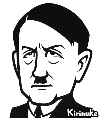 ヒトラーの似顔絵