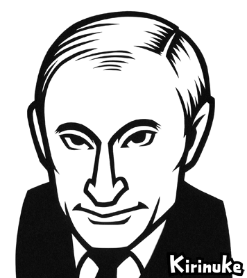 プーチンのイラスト